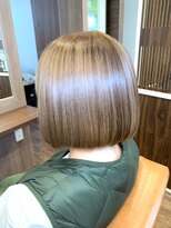 プリュム(Plume)&nbsp;20代30代40代大人かわいい愛されまとまるショートボブブラウン