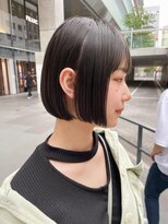 マージュ ギンザ(marju GINZA) 丸みショートボブ ミニボブ オリーブベージュ