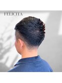 【FELICITA】フェードカット×さわやかビジネスマンスタイル