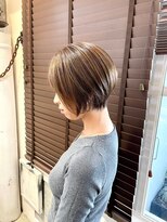 ボタニカル(BOTANICAL)&nbsp;大人可愛い大人マッシュショートボブショコラブラウン