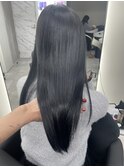 暗髪に透明感を☆アッシュブラック