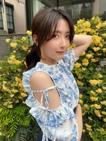 ガーランド (Garland)&nbsp;大人かわいい小顔レイヤー/顔まわりレイヤー/ピンクベージュ