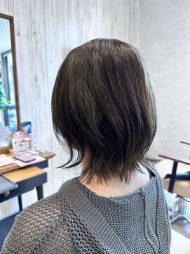エヌアンドエー 杉戸高野台店(N&A) 外ハネボブ大人ショート ボブ丸みショート/くびレイヤー#1