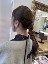 コワファースト  させぼ五番街店(COIFF1RST)&nbsp;ツイン編みおろしアレンジ★