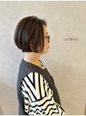 *aimerが叶える...細めハイライト×襟足スッキリボブ*