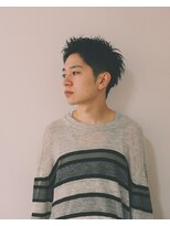 フェイヴィーズ(FavyS)&nbsp;ツーブロックスパイキーショートヘア 大阪美容室メンズ