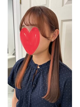 サロンドノア(Salon de NoA) ロングヘア×イヤリングカラー