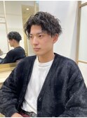 【星篤志】メンズパーマツイストスパイラルニュアンスパーマ波巻