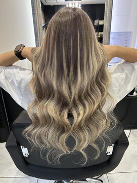 ヘアーデザイン ジェルム(Hair Design germe) バレイヤージュ風メッシュ #HIYORI#