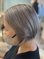 ヘアアンドメイク アール(hair&make R) ショートボブ/グレージュ