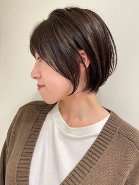 ジル ブラン 福岡(JIL BLAN) ハイライトレイヤーカットショートボブイルミナカラー天神大名