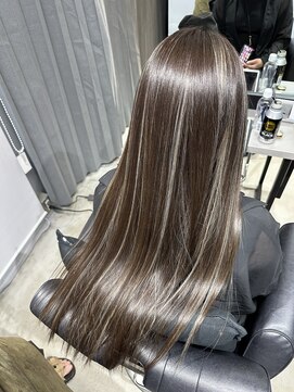 エトラ 渋谷店(etora) 小顔へア アッシュカラーグレージュハイライトカラー◎