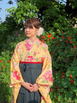 美容室 エルシエロ(El cielo)の写真/“特別な日”を最高の思い出に―。【浴衣￥2500 訪問着￥5500 振袖￥8500】