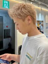 ルースト 渋谷店(ROOST)&nbsp;スパイキーショート×ミルクティーベージュ