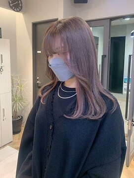 エンター 天神店(ENTER) 透明感シアーグレージュ/髪質改善/ブリーチカラー/ENTER 天神店