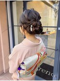 訪問着・お宮参り・入学式ヘアセット