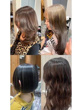 ルシール バイ アリア(Lucir by aria) レイヤーカットから、レディースのパーマスタイルなど