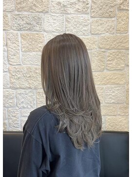 ヴァン カウンシル 川口店(VAN COUNCIL) カーキスモークレイヤー【東川口　レイヤーカット】