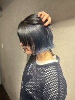 アンサム 下北沢店(UNSOME)&nbsp;【下北沢】インナーグラデーション/ネイビーブルー/ボブ