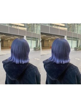 ブルー 盛岡店(BLUE) 黒髪/ボブルフ/ネビージュ/韓国/ワンレン/盛岡/髪質改善/前髪