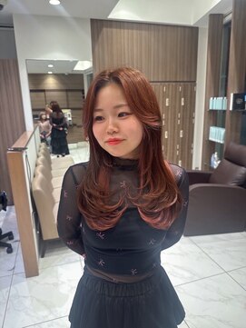 アッシュ 新杉田店(Ash) ワンカールでつくるレイヤーカット　髪質改善カラー