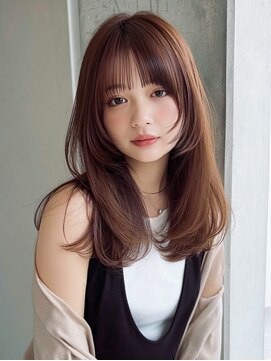 ライリー(riley) フェイスレイヤー×セミロング