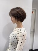 【藤岡】伸ばしかけ丸みショート