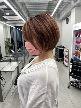 ジルブラン 錦糸町(JIL BLAN) 大人可愛い丸みショート×スペシャルハイライトオージュアTr