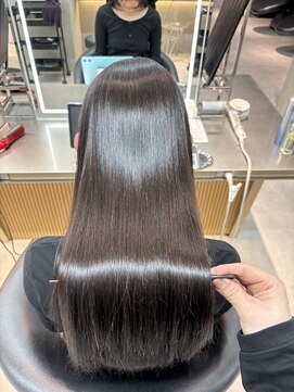 ロンドミラー 博多店(Lond Mirror) 大人ガーリーダークアッシュ20代30代40代ミディアムレイヤー