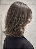 大人女性おすすめ!細めハイライトレイヤースタイル