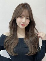 シュガーアンドソルト(SUGAR&SALT)&nbsp;【韓国内巻きロング】くびれシルエット×グレージュカラー