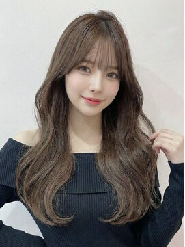 シュガーアンドソルト(SUGAR&SALT) 【韓国内巻きロング】くびれシルエット×グレージュカラー