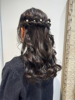 ルッツ(Lutz. hair design)&nbsp;2/1 ハーフアップアレンジ 《kiyoka》