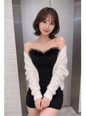韓国風/インナーカラー/縮毛矯正髪質改善/顔まわり/レイヤー