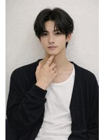 アットラブ バイ ベル(at'LAV by Belle) men'shair/センターパート/ツーブロック/シャドウパーマ