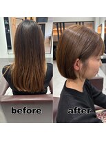 モンド ヘアクリエーション 西田店(monde hair creation)&nbsp;【monde】before × after × 髪質改善