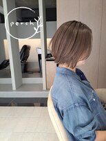 パーチ(perch) アッシュブラウン×ミディアムスタイル