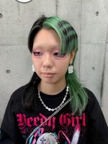 インク 渋谷(INK.)&nbsp;ミルクティーブロンドニュアンスウルフワンホンレイヤー渋谷