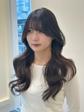ニューヨークニューヨーク なんば道頓堀店(NYNY) 【韓国ヘア】レイヤーカット:チョコレートブラウン