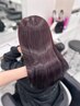 カット+ブリーチなしorありダブルカラー+炭酸泉Spa【¥16720】