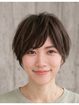 リュエル 川越店の写真/【小顔ショート◎】骨格から”似合う”をご提案♪〈ショート×インナーカラー〉でこなれ感あるTrendStyleへ
