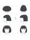 美容室 アズール(A ZOOR)の写真/小顔に見せる、骨格補正カット
