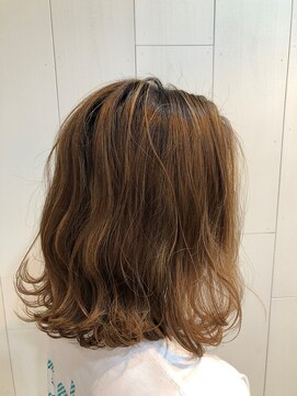 ヘアー デザイン リサント(Hair Design RySanT) 外はね　ミディアムボブ