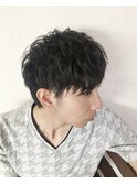 美シルエットのオシャレマッシュ