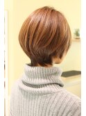 30代40代に人気シルエットが綺麗に見えるショートボブ