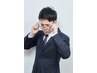 メンズ限定　カット＋オーガニックカラー全体染め　￥11950