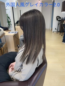 サロン マーニ(salon m ni) 熊本初！グレイカラー2・0/オシャレ染めで白髪染め／アッシュ