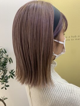 ハブ(hub) ピンクラベンダーベージュ