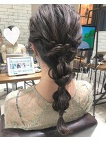 フェリア 渋谷(Feria)&nbsp;【filo by feria】編みおろしアレンジ 福田沙也加