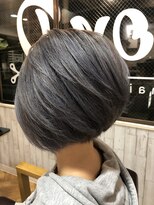 ビー オン ディー ヘア 池袋(BonD hair) 高発色！シルバーグレイ